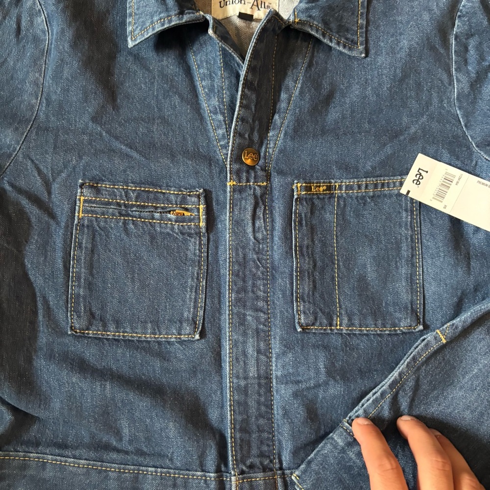 Lee Women's Vintage Modern Union-Alls Coveralls Blue Size Extra Small NEW - Picture 5 of 7